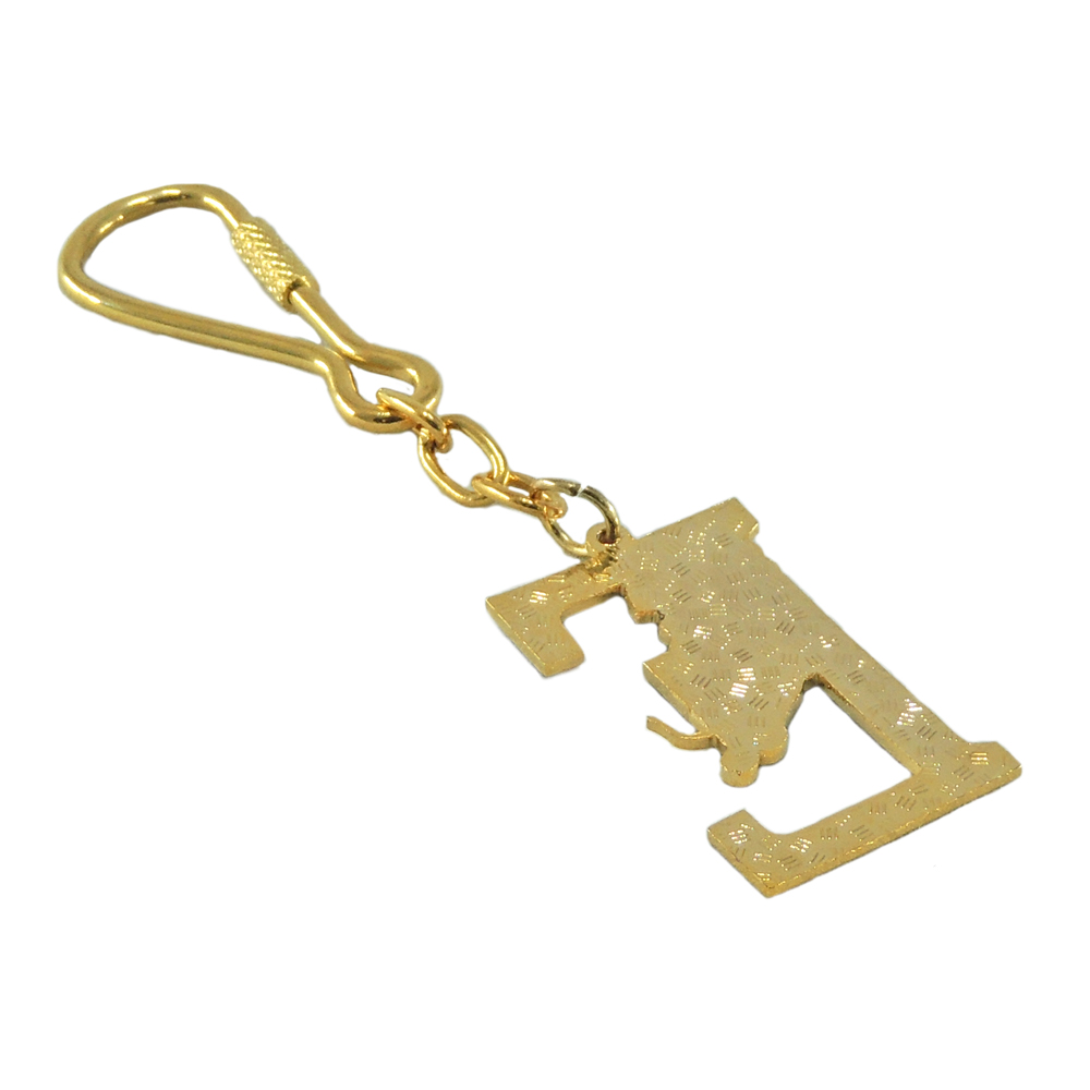 English letter Enamel key chain